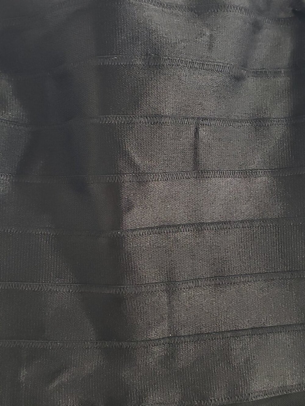 Bebe- Black Bandage Mini Dress, Size Large - Picture 4 of 5